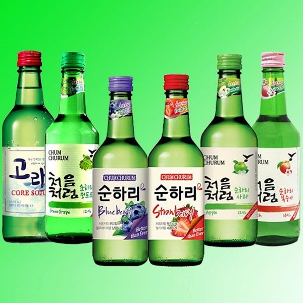 Combo 6 chai Soju hoa quả